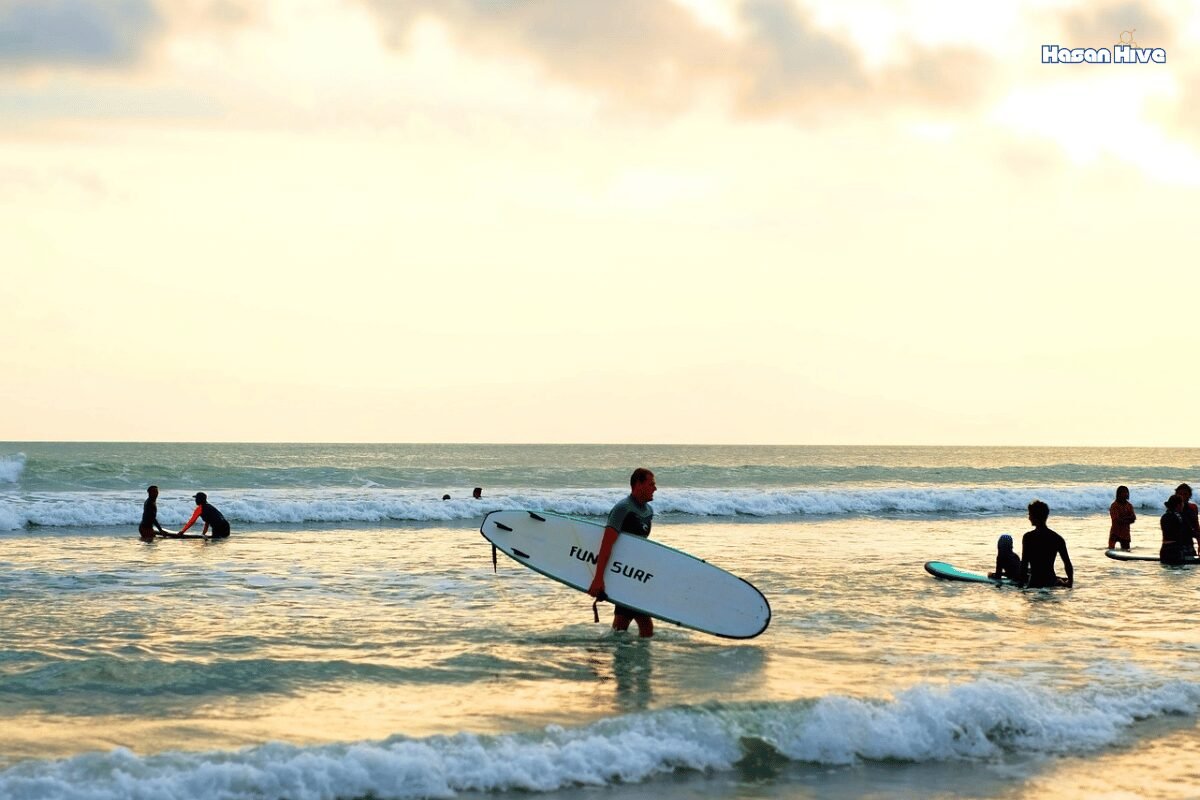 Ocean Beach Surfing